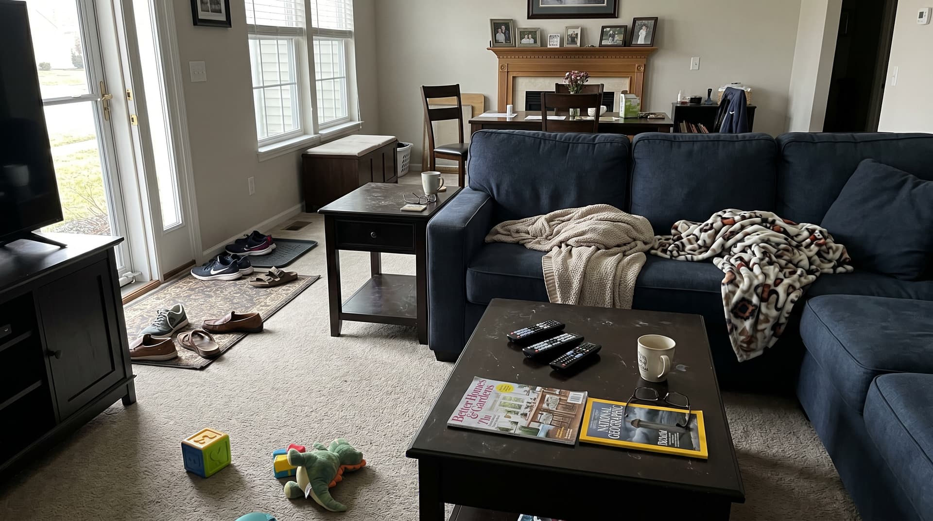 A room before Tidewell cleaning