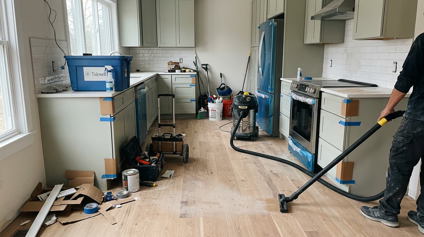 Post-construction cleaning