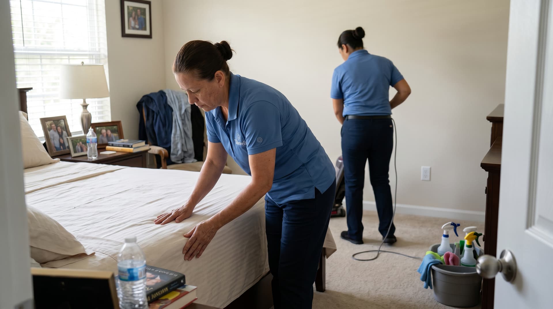 The Tidewell team at work in a client's home